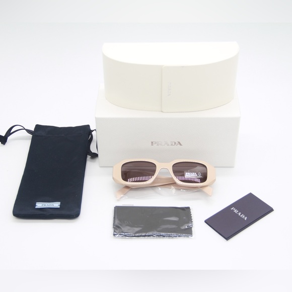 NEW PRADA PR17WS VYJ6X1 SUNGLASSES PRADA SPR 17W POWDER EYEWEAR PRADA PR 17WS - Picture 15 of 15